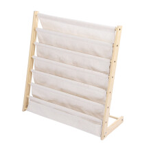 Standing Children's Bookshelf Wooden Baby Reading