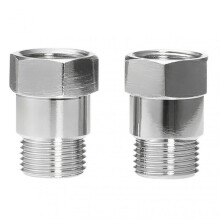 2pcs O2 Sensor Spacer Threaded Universal M18 X 1.5 Car Engine Light Oxygen Sensor Extender Adapter