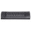 Clavier mini sans fil rétroéclairé avec télécommande noir 2xAAA 9