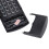 Clavier mini sans fil rétroéclairé avec télécommande noir 2xAAA 7