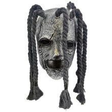 Corey Taylor Style Full Head Latex Mask with Dreadlocks Fancy Dress-XinHan