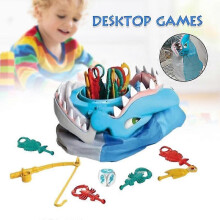 Children Educational Fishing Toy Fun Thrilling Biting Great White Shark Game Toy