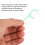 50 pezzi di interdental pick, filo sottile, in plastica 11