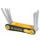 Kit de tournevis pliants 8-en-1, acier CV 16