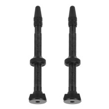 60mm Aluminum Tubeless Presta Valve Stem for Mountain & Road Bikes, Black