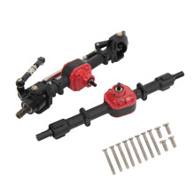 RC-Auto Metallisches Vorder- und Hinterachssatz für MN D90 D91 99S FJ45 1/12 RC-Auto Aufrüstungsteile Schwarz Rot