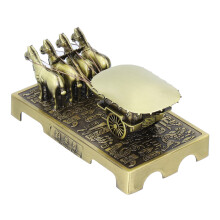 Terrakotta-Horseskulptur Vintage-Stil Kupfer Auto Pferde Dekoration für Zuhause Büro Geschenk