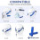 8 Pack Cpap Headgear Strap Covers, Universal And Reusable Cpap Strap Covers, Soft-fleece Strap Pads, 2