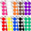 2 Inch Round Color Coding Sticker 10 Assorted Colors Circle Dot Labels Self-adhesive Colored Solid C 1