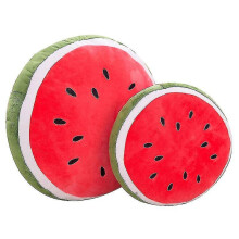 30cm Watermelon Pillow Fluffy Round Watermelon Plush Soft Toys Gift