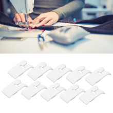 10 Pcs Steel Sewing Machine Presser Feet for Household Leather and Fabric Work