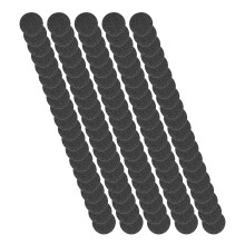 Dischi abrasivi in carta vetrata 80#, 100 pezzi, Ø 2,5 cm, Colore: N/A