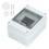 Boîte de distribution électrique IP65, transparente, usage intérieur 3