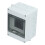 Boîte de distribution électrique IP65, transparente, usage intérieur 13