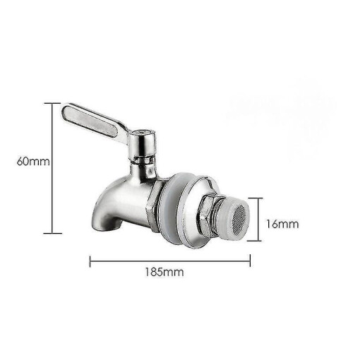 British Berkefeld Gravity Water Purifier Aqua-techniques Chrome Brass Tap 16mm 2