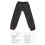 Pantalon de pluie imperméable gris foncé, élastique, taille unique 10