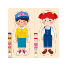 Hindkörper-Puzzle für Kinder Holzstruktur Anatomie Puzzles Körperorgan-Wissenswertes Lehrmittel für Jungen und Mädchen