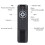 Télécommande vocale 2.4G Gyro Air Mouse noir, AAA x2 3