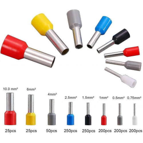 Tool Set Ferrule Crimper Plier Self-adjustable Ratchet Crimp Tools 1