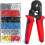 Tool Set Ferrule Crimper Plier Self-adjustable Ratchet Crimp Tools 1