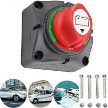 Dual Battery Selector Disconnect Switch 1-2-both-off for Marine Boat Rv Vehicles