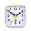 Silent Alarm Clocks Bedside Non Ticking Battery Powered Clockswhite 1