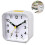 Silent Alarm Clocks Bedside Non Ticking Battery Powered Clockswhite 17