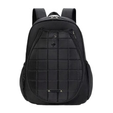 Tennis Racket Backpack - Lightweight Durable Cover Case, Large Capacity Adjustable Bag for Tennis and Badminton, Black