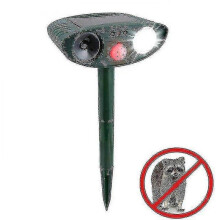 Ultrasonic Raccoon Repeller - Solar Powered - Get Rid Of Raccoon In 48 Hours