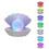 Pearl Shell Night Light Color Changing LED Seashell Desktop Decorative Light Bedroom Bedside Table Light Shell Gift 2