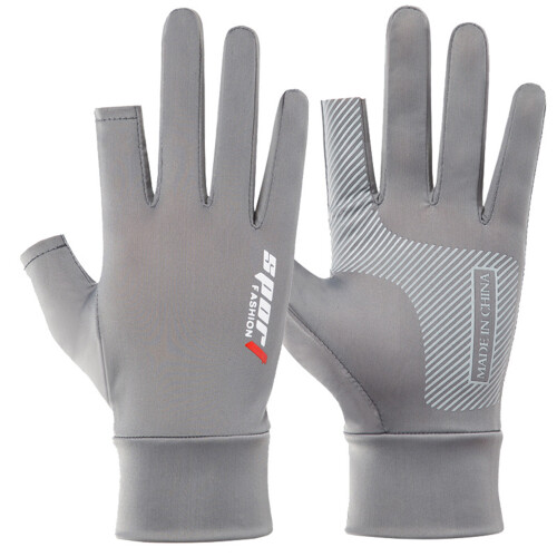 Gants de pêche Type 1/2 18-23 cm bleu/noir/gris 2