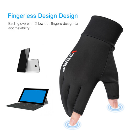 Gants de pêche Type 1/2 18-23 cm bleu/noir/gris 1