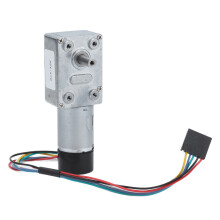 JGY-370 Motore con riduttore a vite senza fine e encoder 24V asse 6x14mm