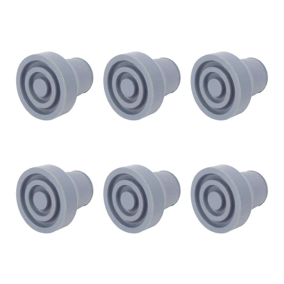Inner Diameter 16mm 6pcs Rubber Cane Tips Wear