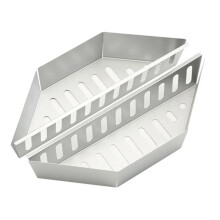 Charcoal Baskets BBQ 2 Pieces Large Charcoal Baskets for Grills, Charcoal Fuel Holder, Charcoal Briquette Storage