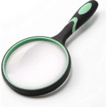 Large Magnifying Glass 10x Handheld Reading Magnifier for Seniors & Kids - 100mm 4inches