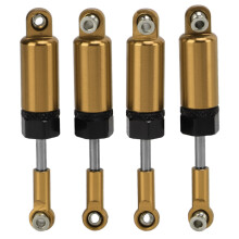 4 Stück Metall einstellbarer Stoßdämpfer für MN 1/16 ferngesteuertes Auto Modell Upgrade-Teile Gold