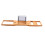 69.5x22.5cm Bathtub Tray Bamboo Simple Retractable 6