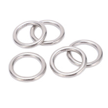 5 Stück 304 Edelstahl Runde O-Ringe Vielseitig nahtlos geschweißter Metall-O-Ring für Segeln Tauchen 5x25mm