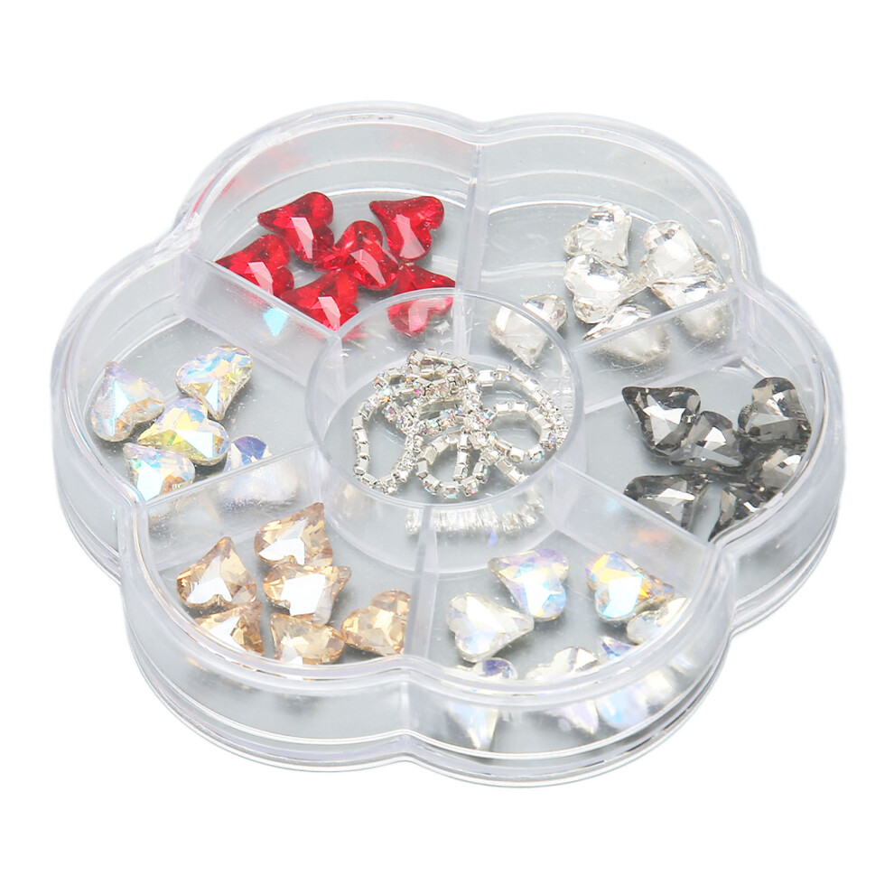 1 Box Resin Nail Art Ornaments Shiny Nail