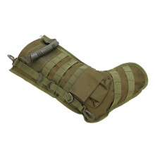 Borsa per calza natalizia militare 50x21 cm Verde Mag