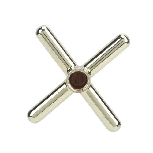 Fourche croisée en cuivre imitation pour triangles de billard 2