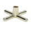 Fourche croisée en cuivre imitation pour triangles de billard 15