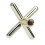 Fourche croisée en cuivre imitation pour triangles de billard 1