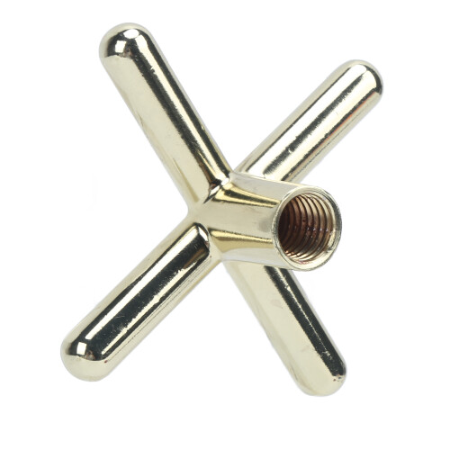 Fourche croisée en cuivre imitation pour triangles de billard