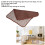 Breathable Foldable Pet Cooling Mat Small/Medium/Large Brown 50x40cm 4