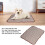 Breathable Foldable Pet Cooling Mat Small/Medium/Large Brown 50x40cm 7