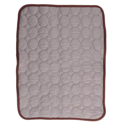 Breathable Foldable Pet Cooling Mat Small/Medium/Large Brown 50x40cm 1