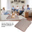 Breathable Foldable Pet Cooling Mat Small/Medium/Large Brown 50x40cm 12