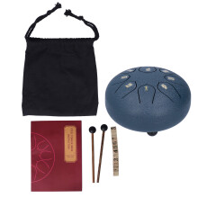 6in 8 Tones Tongue Drum with Mallets Music Book